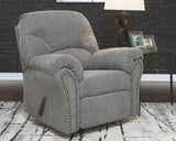 Allmaxx - Pewter - Rocker Recliner by Benchcraft® | Bel Furniture