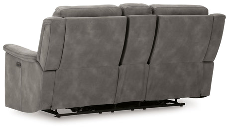 Next-Gen Durapella - Reclining Power Loveseat With Console - view 10
