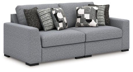 Bealton - Sectional Gray 2 Pc. Sectional by Benchcraft® | Bel Furniture