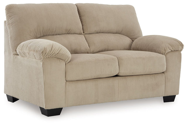 Simplejoy - Loveseat Beige by Signature Design by Ashley® | Bel Furniture