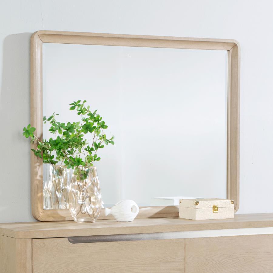 Ladera - Dresser Mirror - Light Elm by Coaster Fine Furniture | Bel Furniture