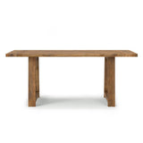 Whitley - Dining Table In Burnt Wax - Brown by Simpli-Home | Bel Furniture