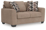 Triston-Peaks - Loveseat - Suede