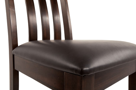 Haddigan - Dining UPH Side Chair (Set of 2) - Dark Brown - view 5