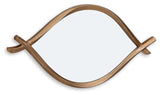 Bartner - Antique Gold Finish - Accent Mirror by Signature Design by Ashley® | Bel Furniture