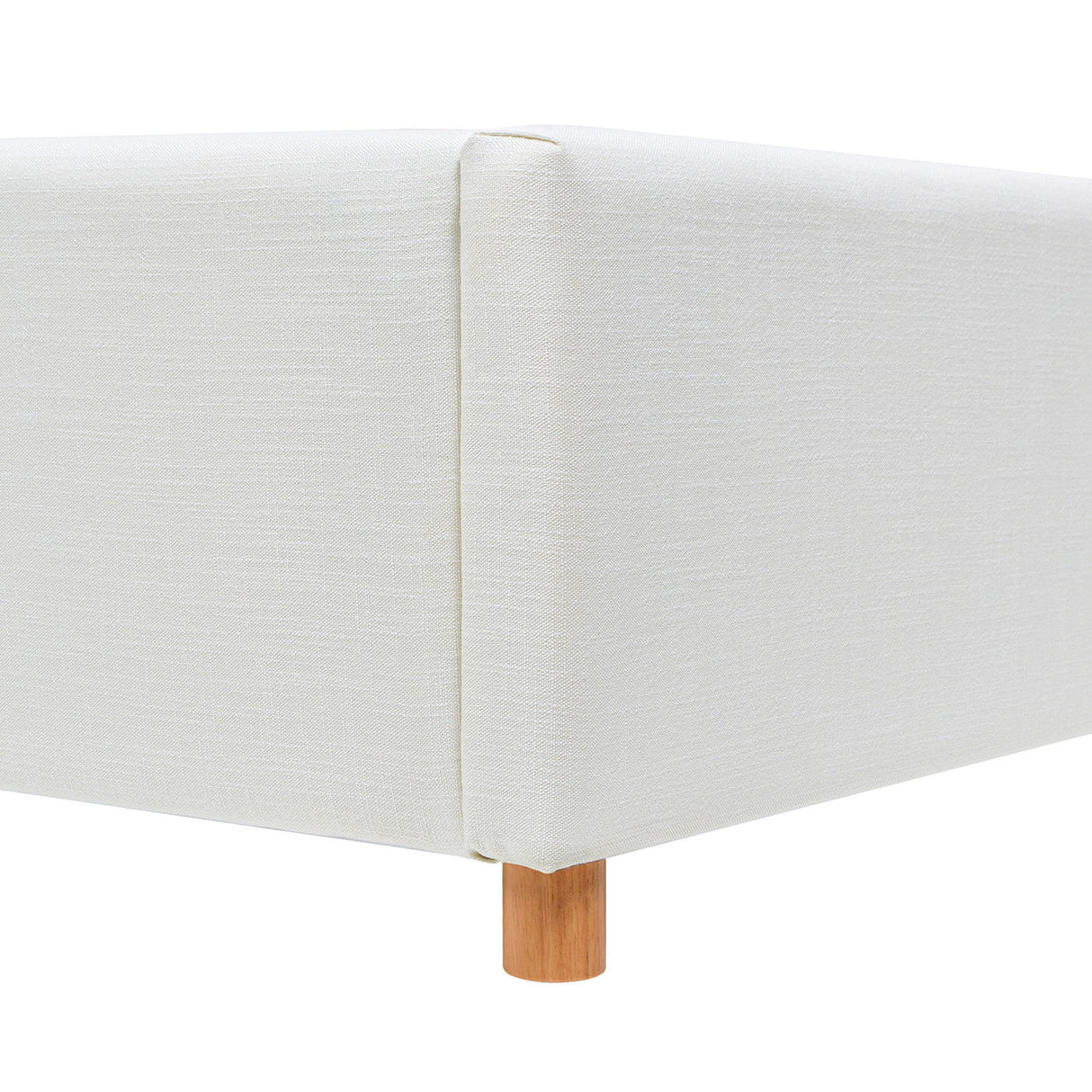 Miramar - Cushion Back Headboard Platform Bed Frame by Jennifer Taylor Home | Bel Furniture