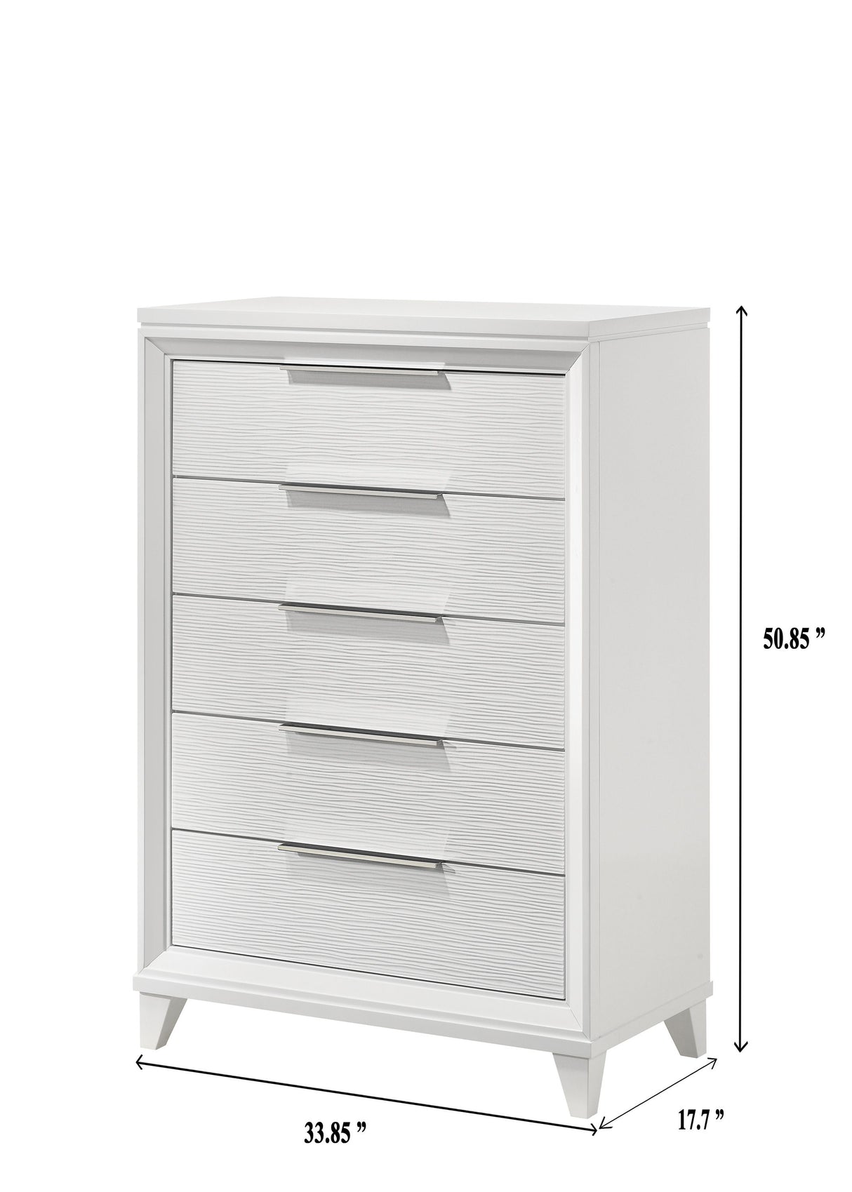 Cressida - Chest - White by Crown Mark | Bel Furniture
