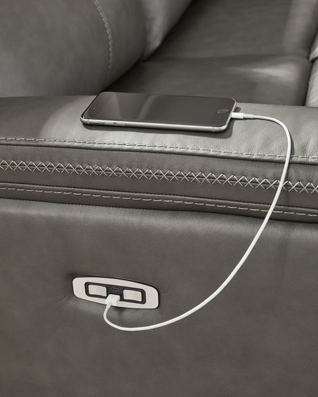 Bleckley - Reclining Sectional - view 8
