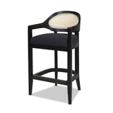 Americana - Mid-Century Modern Cane Back Counter Stool by Jennifer Taylor Home | Bel Furniture