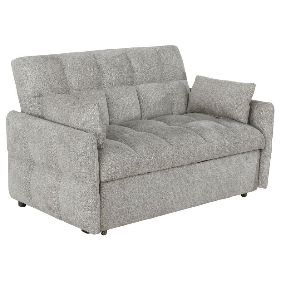 Cotswold - Upholstered Convertible Sleeper Sofa Bed Gray by CoasterEssence | Bel Furniture