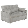 Cotswold - Upholstered Convertible Sleeper Sofa Bed Gray by CoasterEssence | Bel Furniture