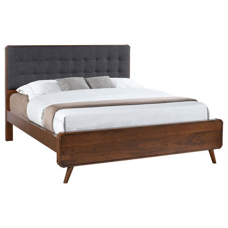 Robyn - Wood Panel Bed Dark Brown California King by Coaster Fine Furniture | Bel Furniture
