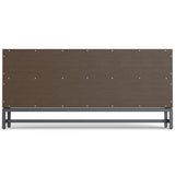 Banting - Low Wide Bookcase - Walnut Brown by Simpli-Home | Bel Furniture
