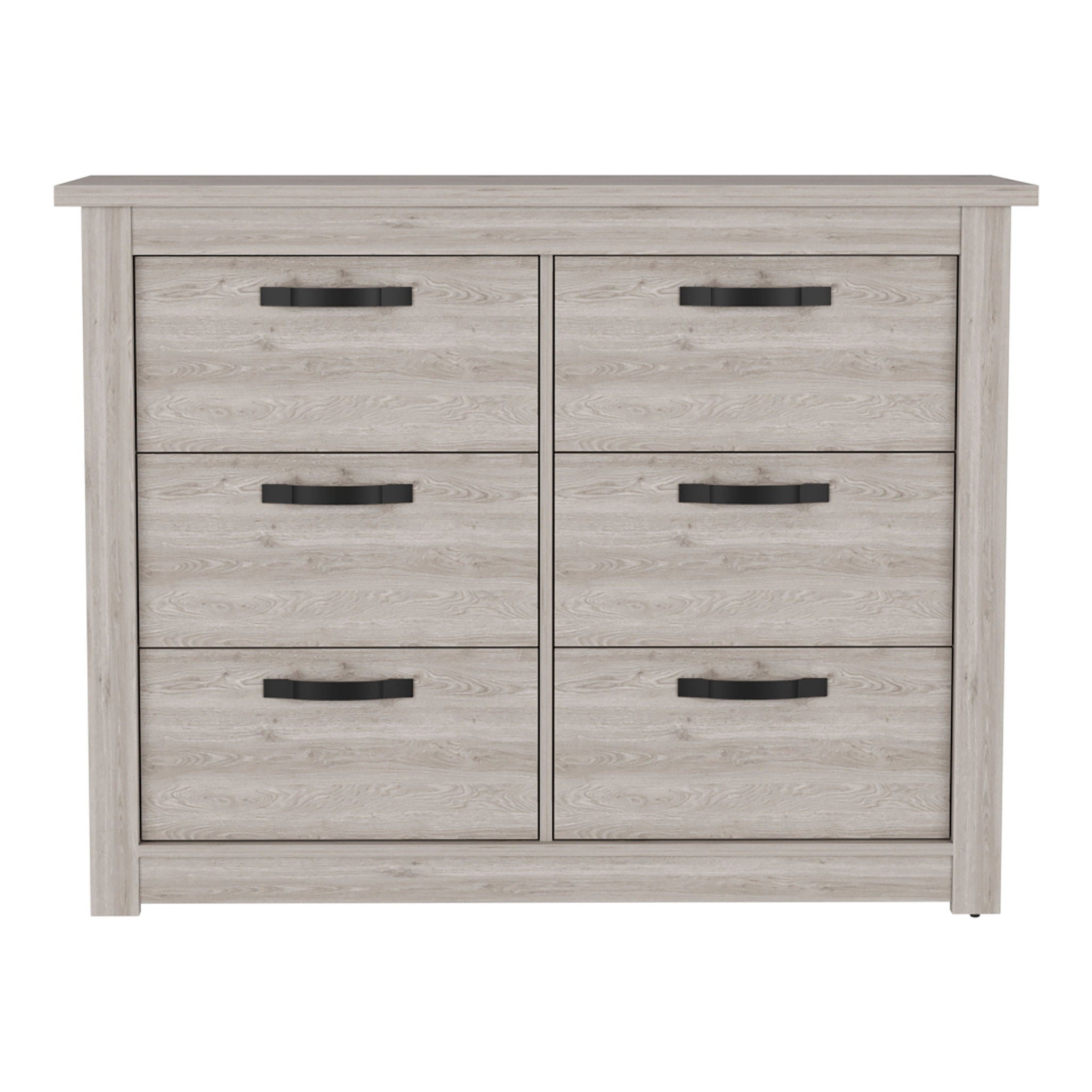 Six Drawer Dresser - Oak