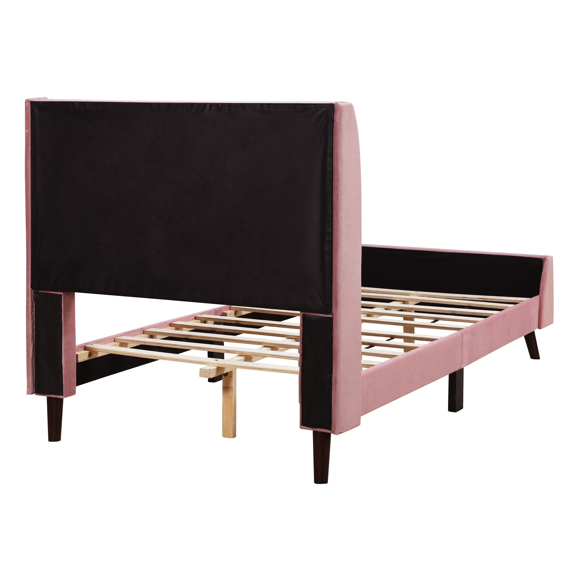 Upholstered Platform Bed Velvet