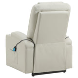 Armstrong - Upholstered Power Lift Massage Recliner