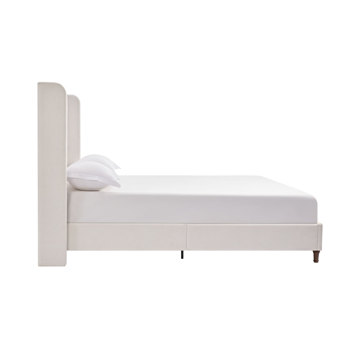 Harper - Tall Headboard Upholstered Bed / High Headboard / Elegant Simplicity / No Box Spring Needed