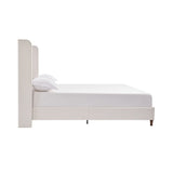 Harper - Tall Headboard Upholstered Bed / High Headboard / Elegant Simplicity / No Box Spring Needed