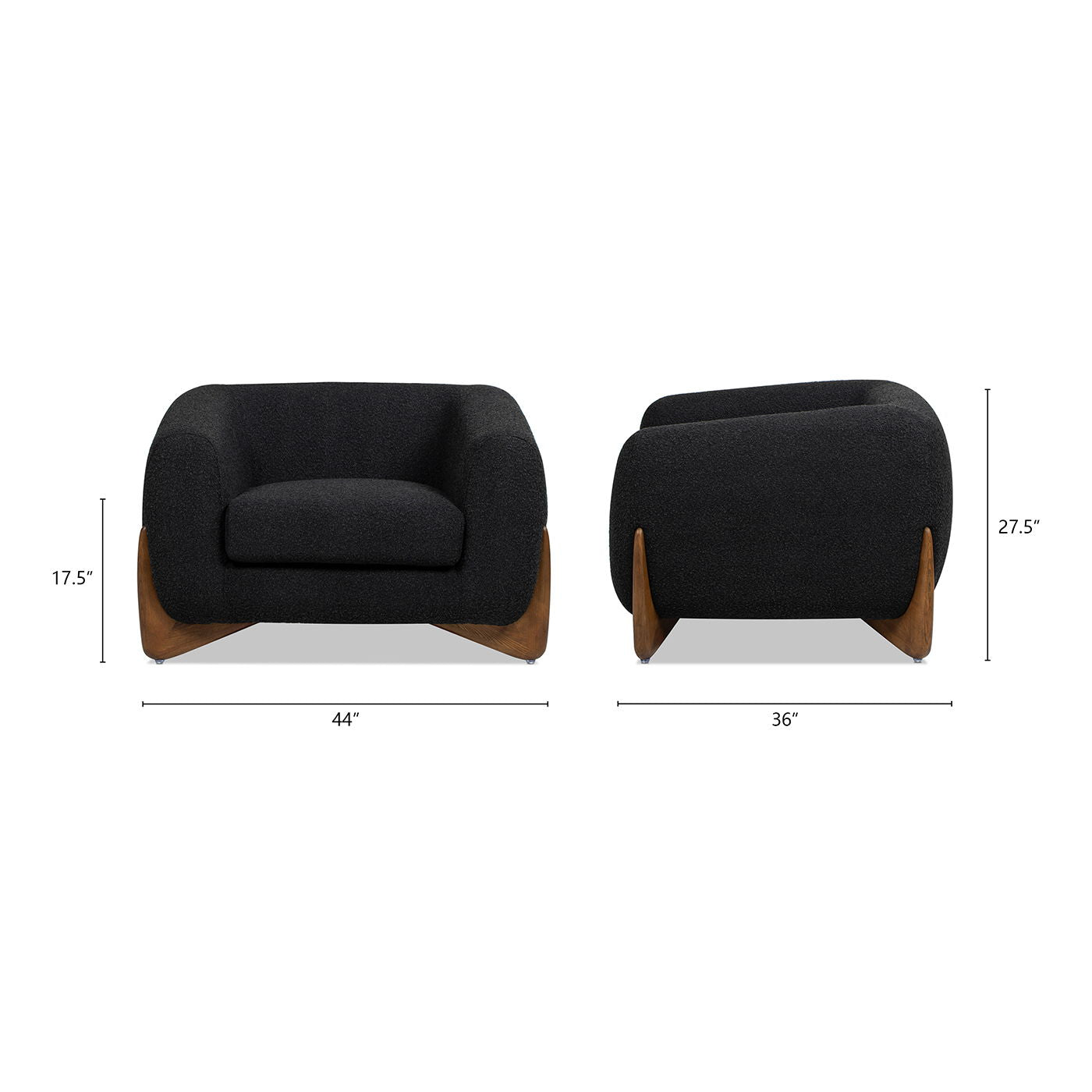Alpine - Sherpa Arm Chair - Arm Chairs by Jennifer Taylor Home | Bel F