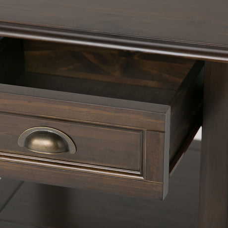 Burlington - End Table - Mahogany Brown by Simpli-Home | Bel Furniture