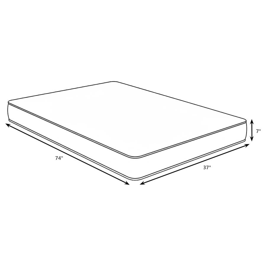 Quimby - 7" Innerspring Quilted Foam Mattress