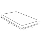 Drover - 7" Foam Mattress With Built-In Bunkie Board