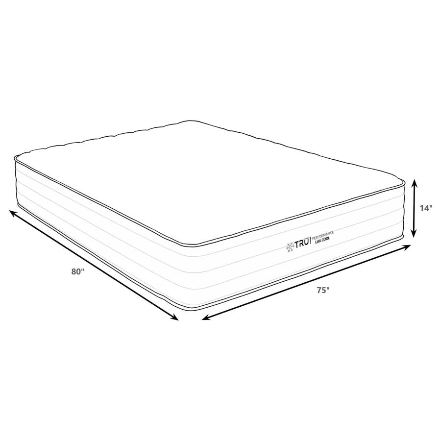 Montlake - 14" Cool Firm Memory Foam Hybrid Mattress
