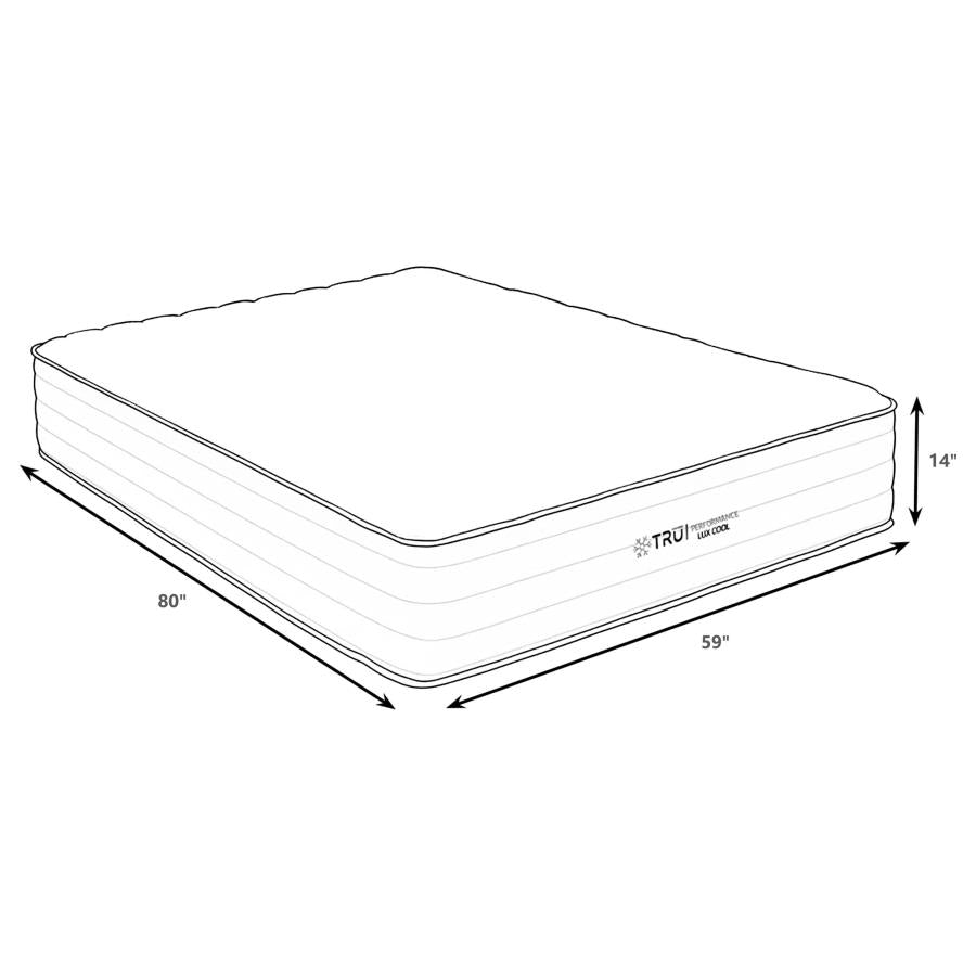 Montlake - 14" Cool Firm Memory Foam Hybrid Mattress