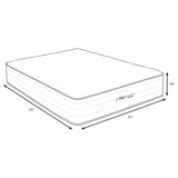 Montlake - 14" Cool Firm Memory Foam Hybrid Mattress