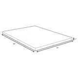 Cascade - 3" Cool Memory Foam Mattress Topper