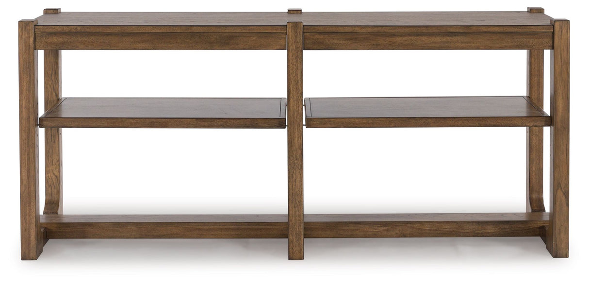 Cabalynn - Light Brown - Sofa Table by Signature Design by Ashley® | Bel Furniture