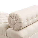 Lewis Bolster - Arm Entryway Bench by Jennifer Taylor Home | Bel Furniture