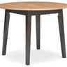 Gesthaven - Round Dining Room Drop Leaf Table Dark Brown by Signature Design by Ashley® | Bel Furniture