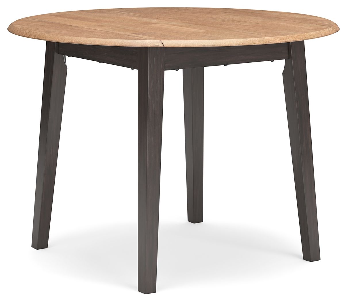 Gesthaven - Round Dining Room Drop Leaf Table Dark Brown by Signature Design by Ashley® | Bel Furniture