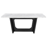 Osborne - Marble Top Dining Table - Rustic Espresso by CoasterElevations | Bel Furniture