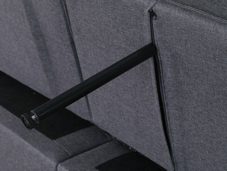 Zoey - Linen Convertible Sleeper Loveseat With Side Pocket by Lilola Home | Bel Furniture