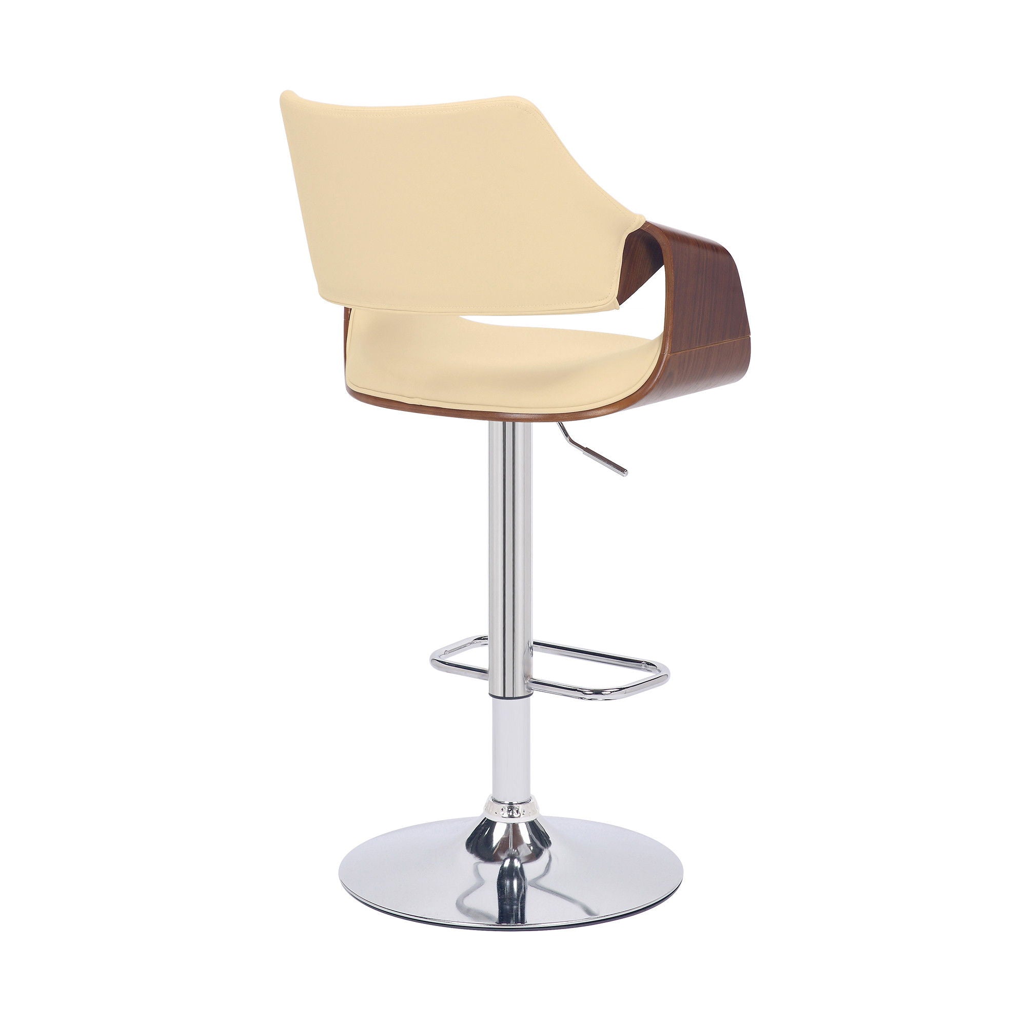 45" Swivel Adjustable Height Bar Chair - Cream