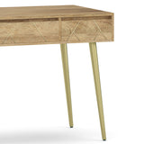 Jager - Desk - Natural by Simpli-Home | Bel Furniture