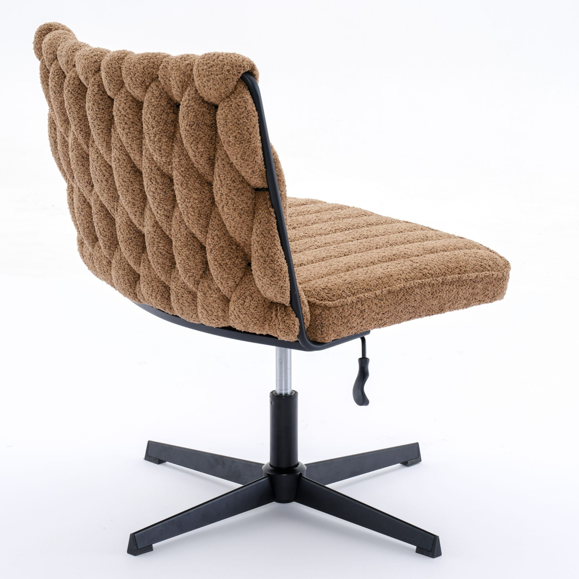 Armless Office Desk Chair No Wheels