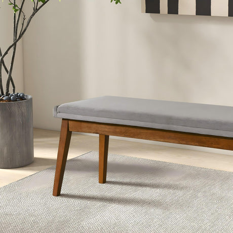 Warren - Bench - Ash Gray - view 4