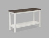Dakota - Coffee Table With Casters White Sofa Tables by Crown Mark | Bel Furniture