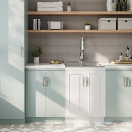 Darwin - Deluxe Laundry Cabinet With Pull-Out Faucet And Stainless Steel Sink - view 9