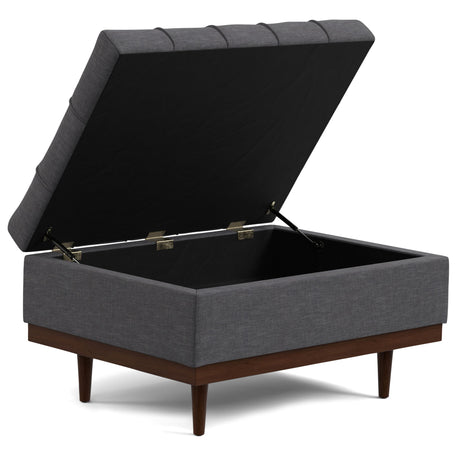 Mariah - Upholstered Lift Top Table Storage Ottoman - view 10