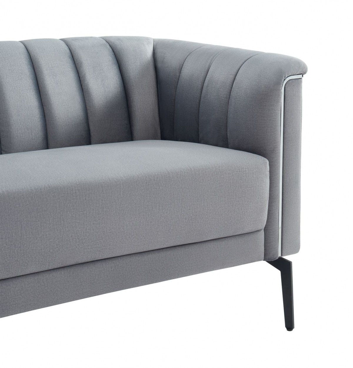 Sofa - Gray / Silver