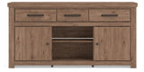 Garistyn - LG TV Stand With Fireplace Option