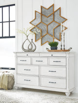 Kanwyn - Dresser, Mirror by Benchcraft® | Bel Furniture
