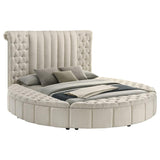 Sonya - Upholstered Round Storage Bed