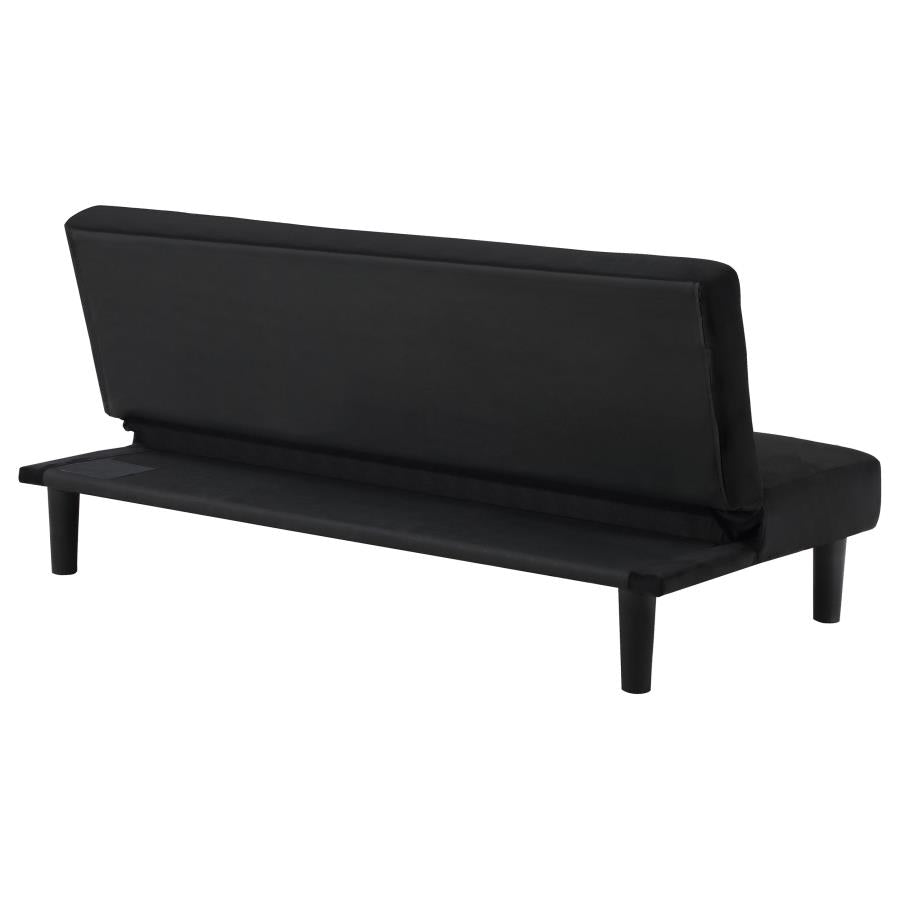 Stanford - Upholstered Tufted Convertible Sofa Bed - Black