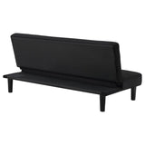 Stanford - Upholstered Tufted Convertible Sofa Bed - Black