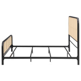 Lanewood - Open Cane Rattan Metal Bed